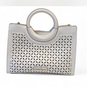 Nanette Lepore Robinne Round Handle White Handbag